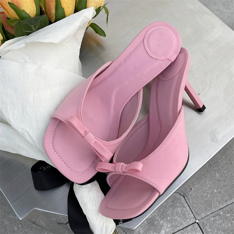 Slip Dress Satin - Summer Fashion Butterfly-knot Satin Women Slipper