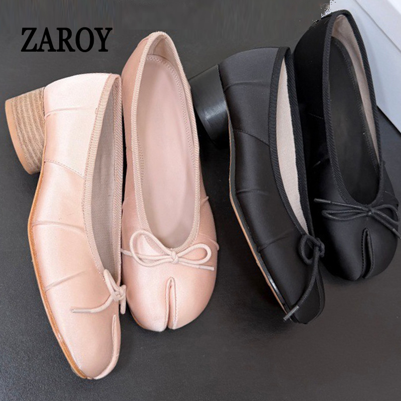 Split Toe Tabi Women's Pumps A - Slip Dress Satin 리뷰 및 가격