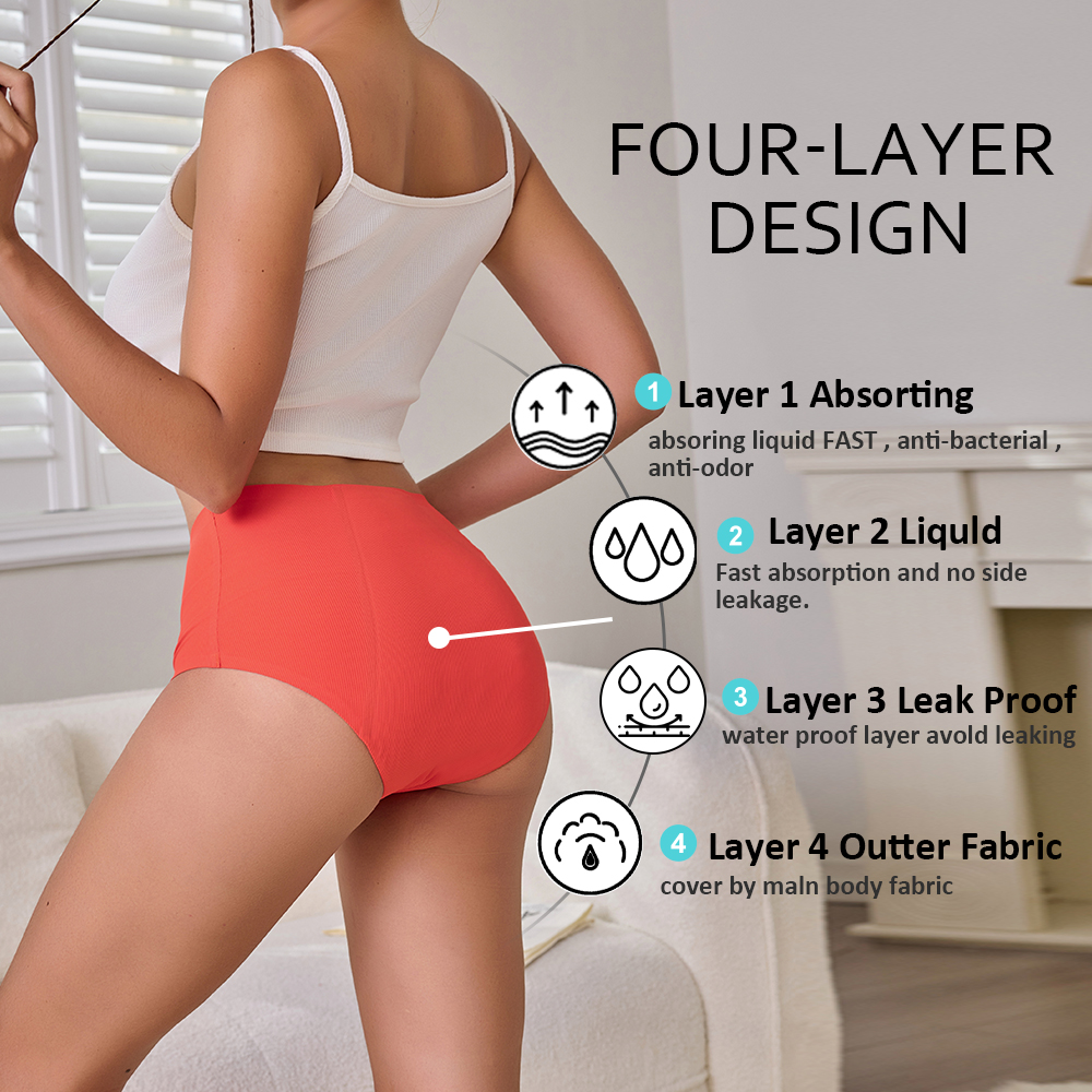 Hot Sale Mid-Rise Seamless Men - Period Panty Absorbent 리뷰 및 가격