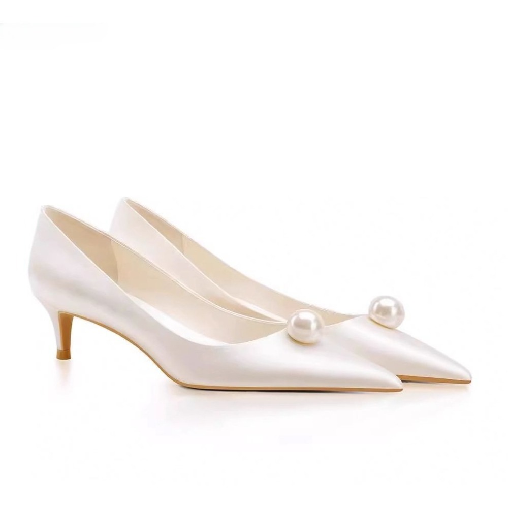 New White Satin Wedding Bride  - Slip Dress Satin 리뷰 및 가격