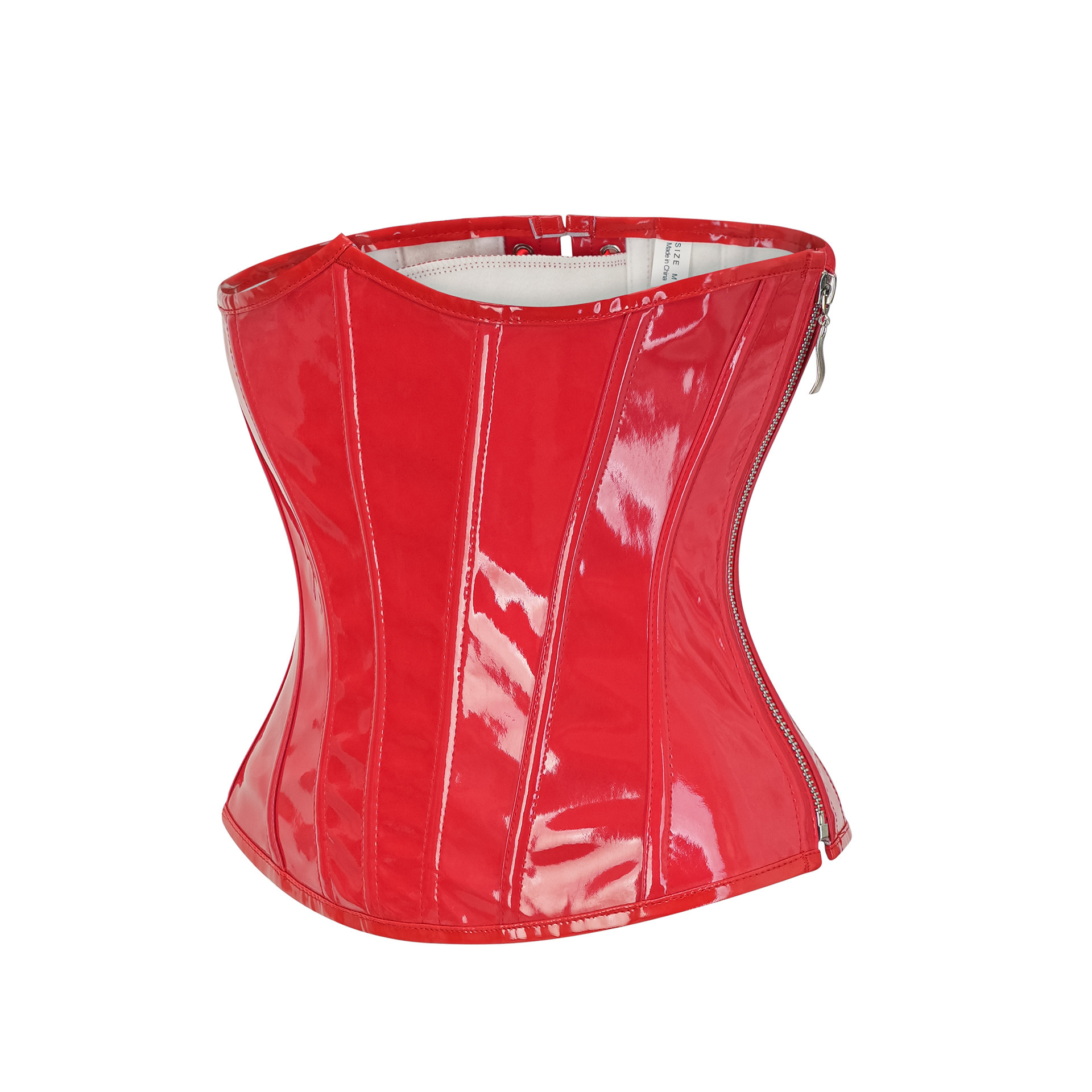 Steampunk Red PU Leather Side  - Corset Waist Cinch 리뷰 및 가격
