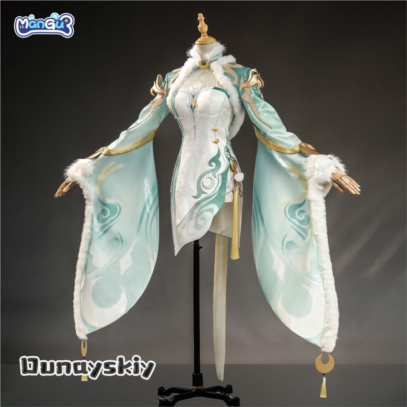 Genshin Impact Zi Bai An Everl - Robe Silk Women 리뷰 및 가격