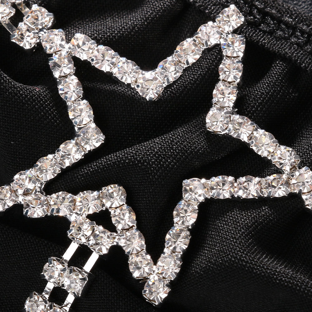 Sexy Crystal Star Waist Thong  - Thong Bikini Women 리뷰 및 가격