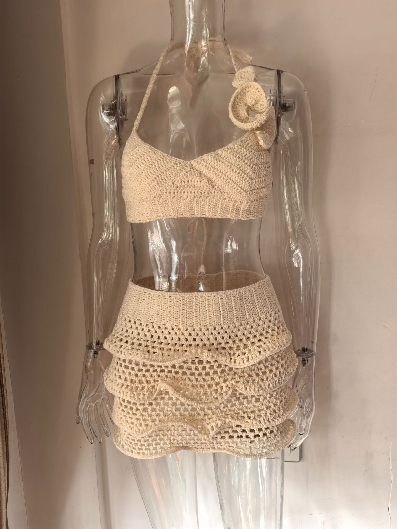 Women Hand Crochet Knitted Ruf - Cami Top Lace 리뷰 및 가격