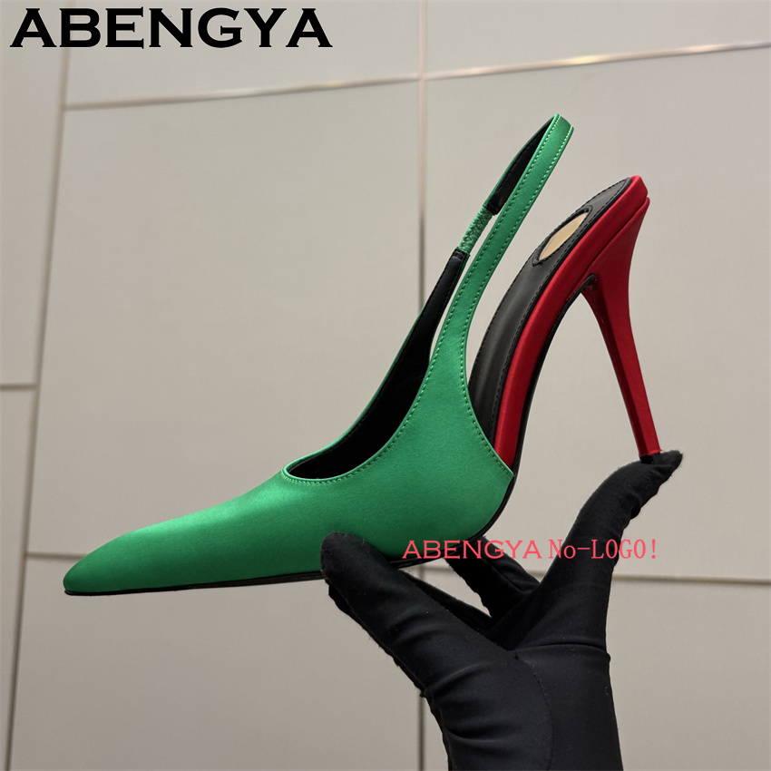 Multi-color Satin Pointy Toe T - Slip Dress Satin 리뷰 및 가격