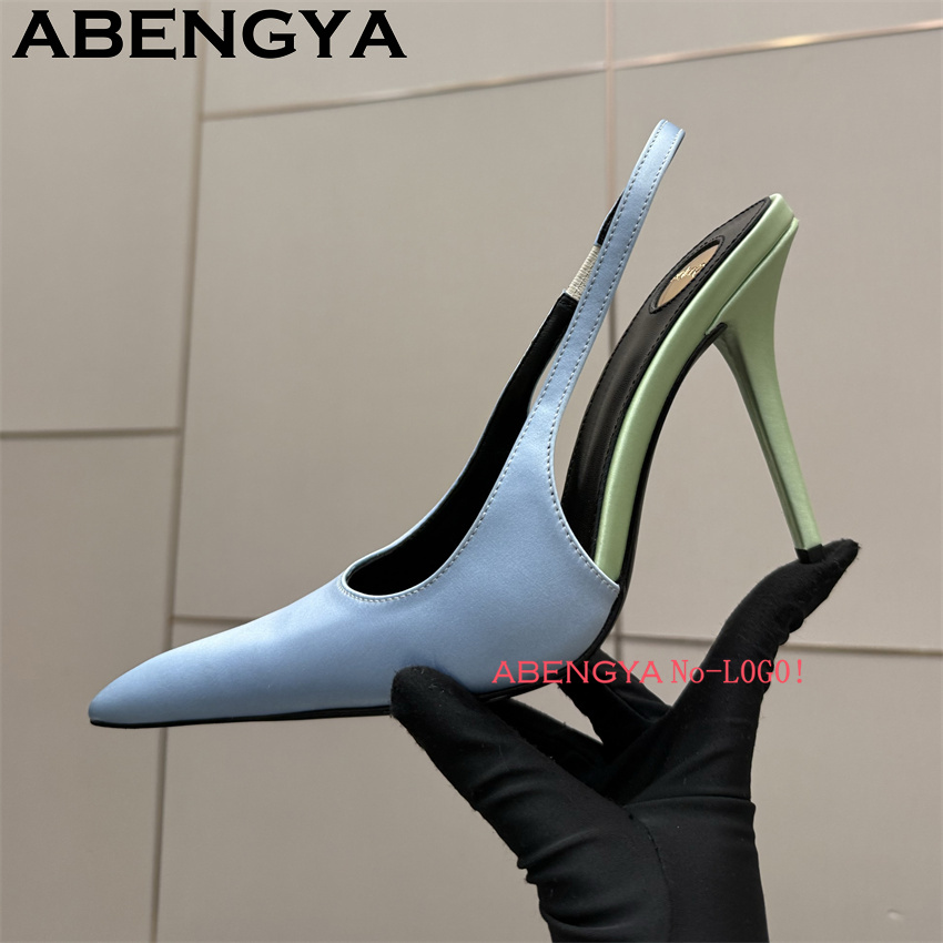 Multi-color Satin Pointy Toe T - Slip Dress Satin 리뷰 및 가격
