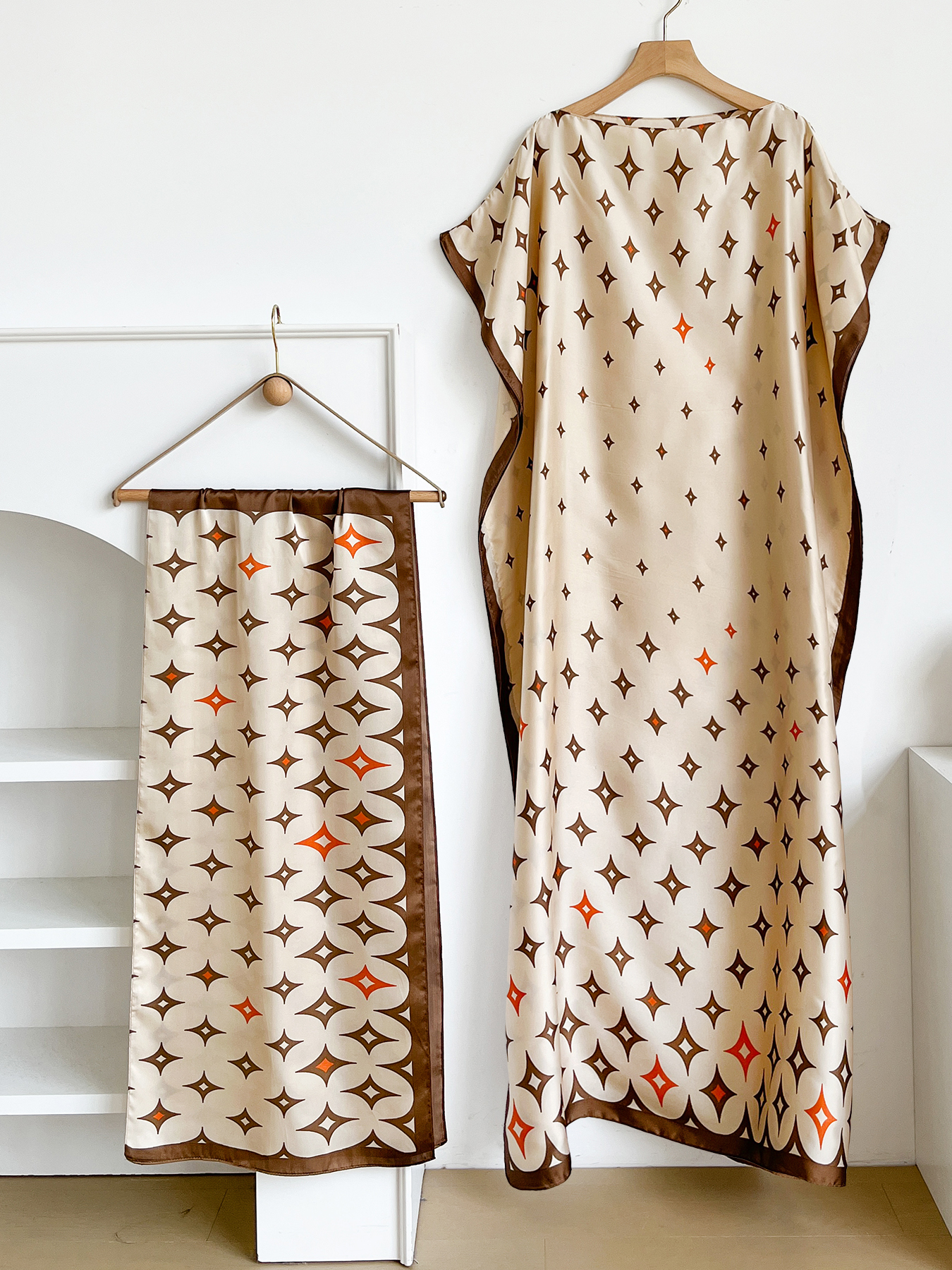 New Style Long Loose Silk Blen - Robe Silk Women 리뷰 및 가격