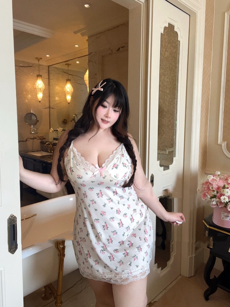 Women's Sexy Plus Size Lingeri - Babydoll Chemise Night 리뷰 및 가격