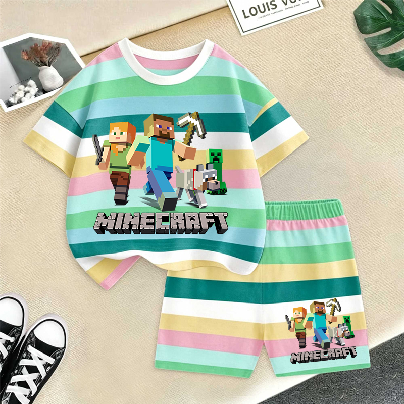 Minecrafted Girl boy Summer T  - Boyshort Underwear 리뷰 및 가격