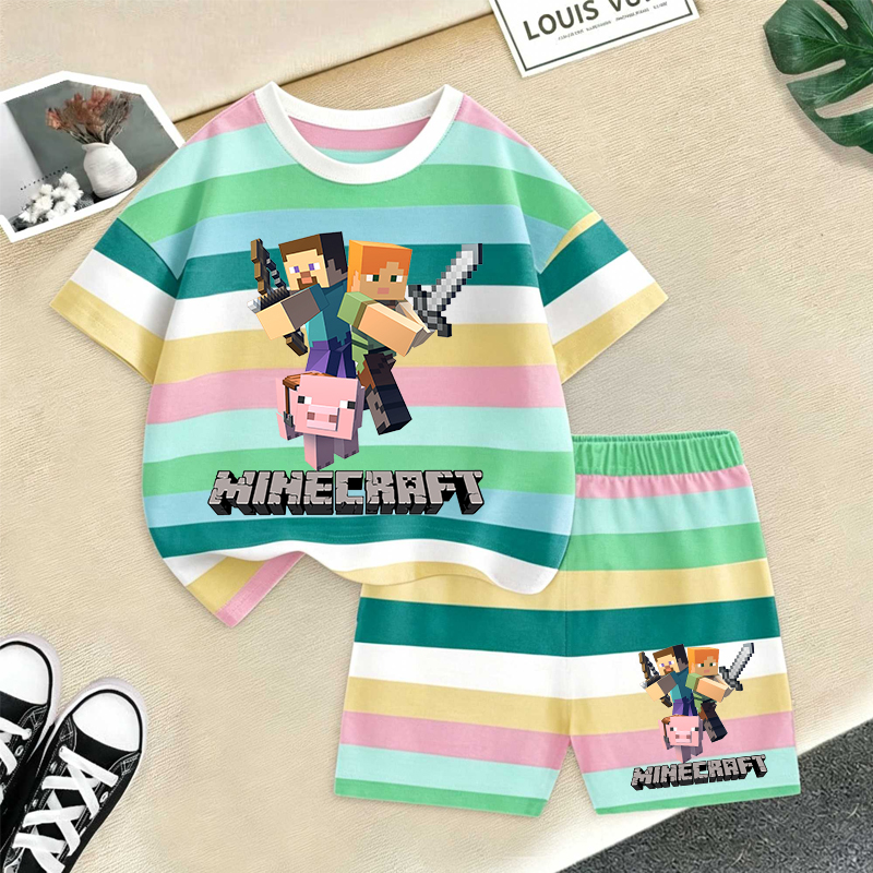 Minecrafted Girl boy Summer T  - Boyshort Underwear 리뷰 및 가격