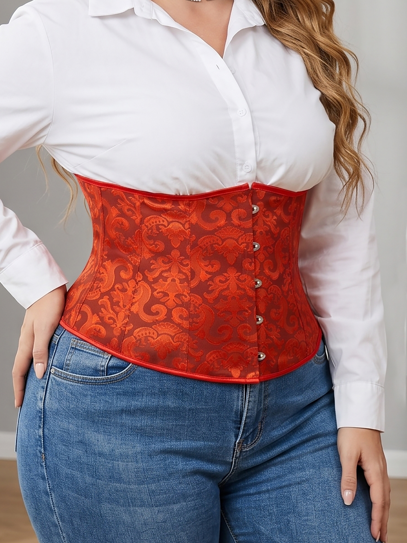 Women's Plus Size Court Lace W - Corset Waist Cinch 리뷰 및 가격