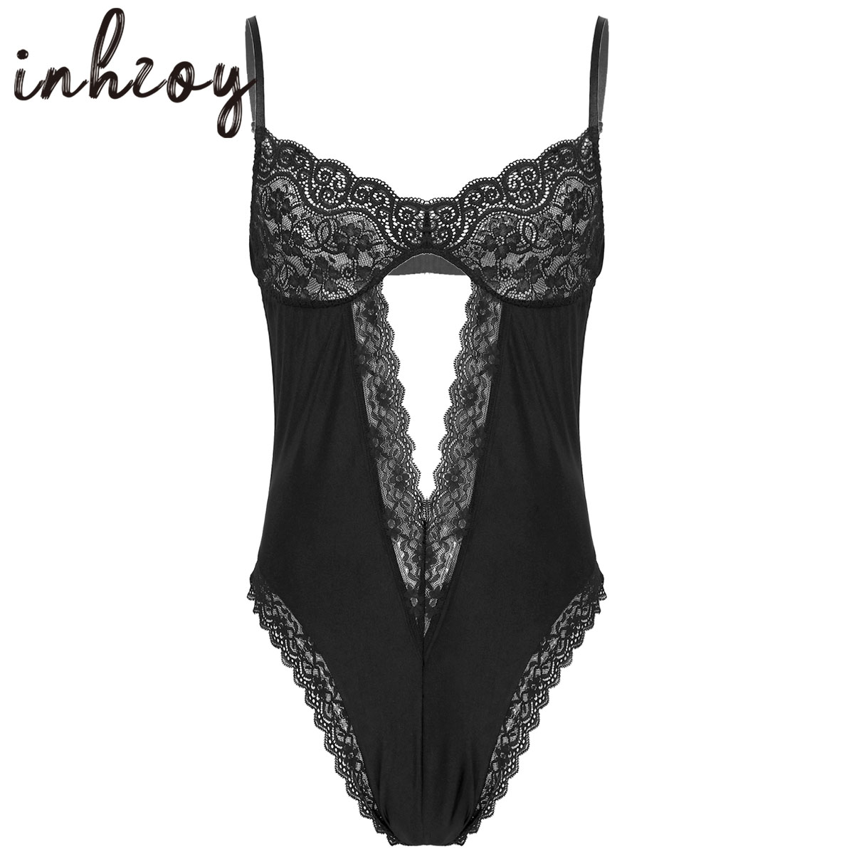 Men Sexy Bodysuit Lingerie Gay - Lace Teddy Lingerie 리뷰 및 가격