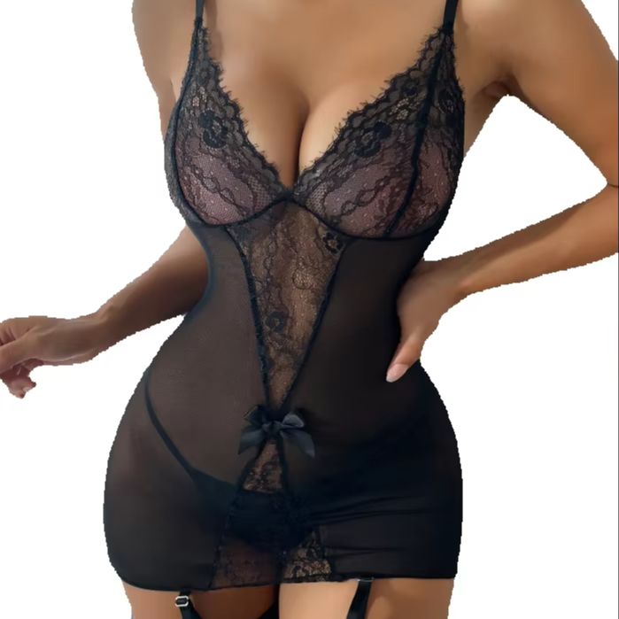 Lace Underwear Set with Stocki - Garter Belt Set 리뷰 및 가격