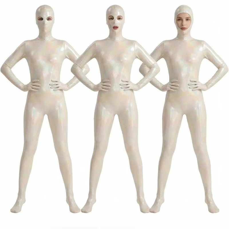 Women Shiny Gradient Zentai Bo - Shapewear Bodysuit Firm 리뷰 및 가격