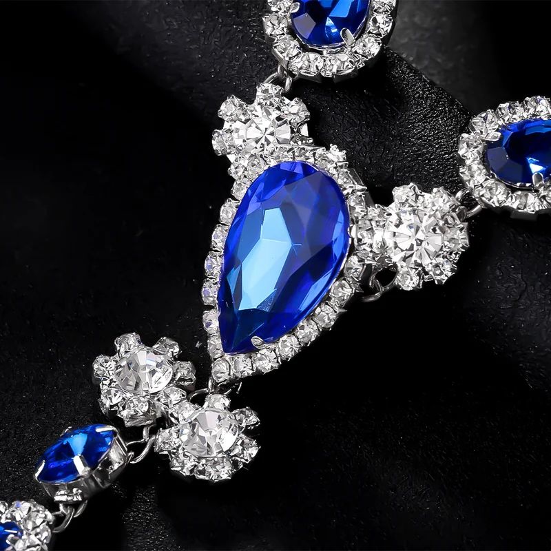 Fashion Blue Crystal Bikini Th - Thong Bikini Women 리뷰 및 가격