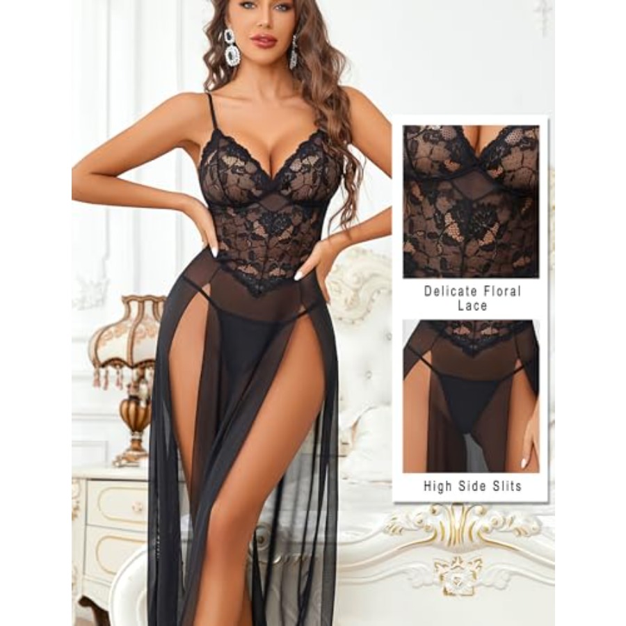 Avidlove Women Lingerie Dress  - Babydoll Chemise Night 리뷰 및 가격