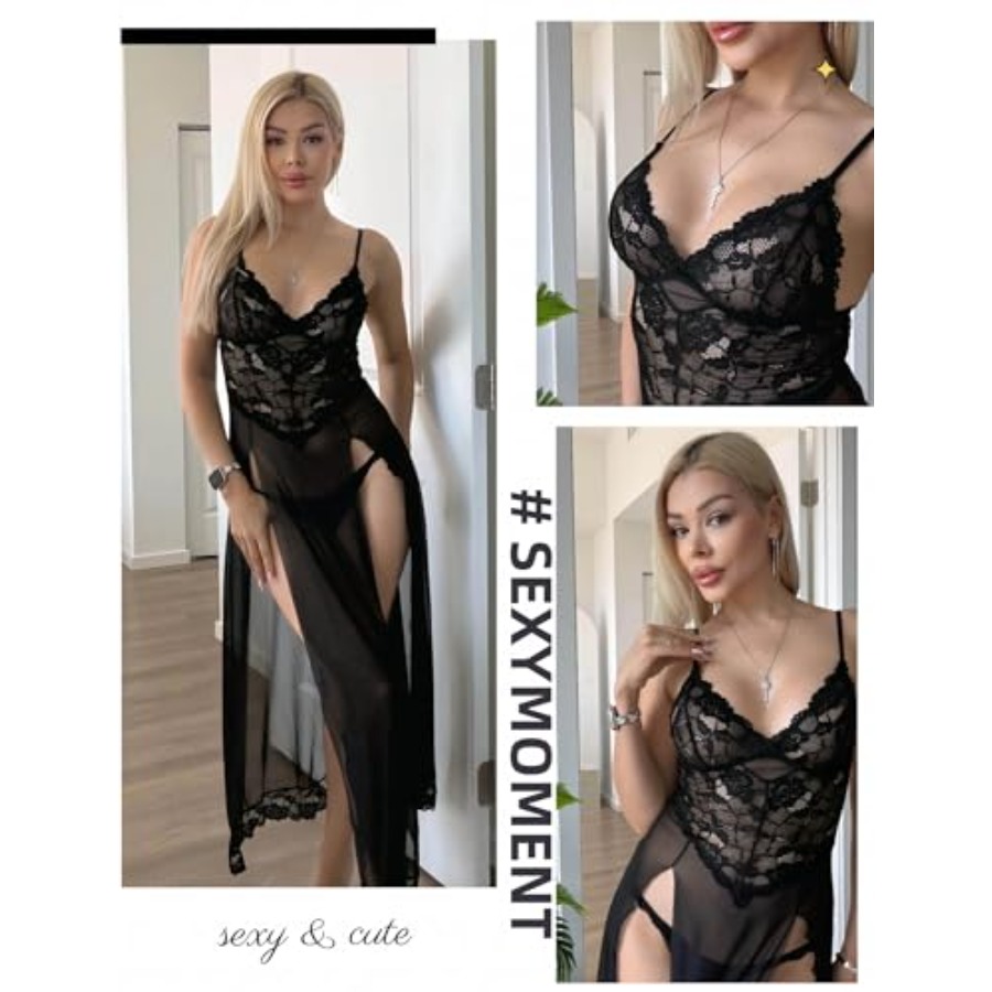Avidlove Women Lingerie Dress  - Babydoll Chemise Night 리뷰 및 가격