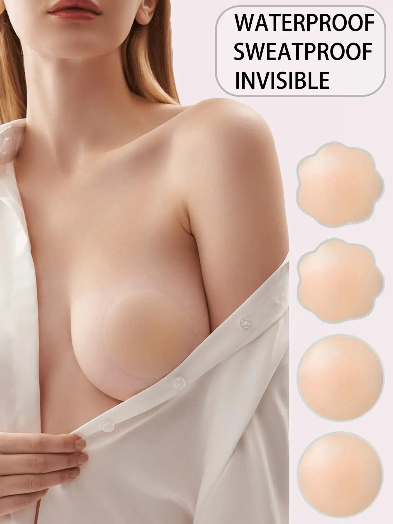 12 Reusable Seamless Silicone  - Silicone Bra Adhesive 리뷰 및 가격