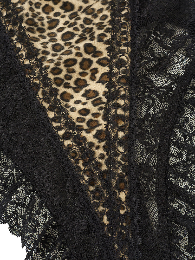 Sexy Lace Leopard Pattern Body - Shapewear Bodysuit Firm 리뷰 및 가격