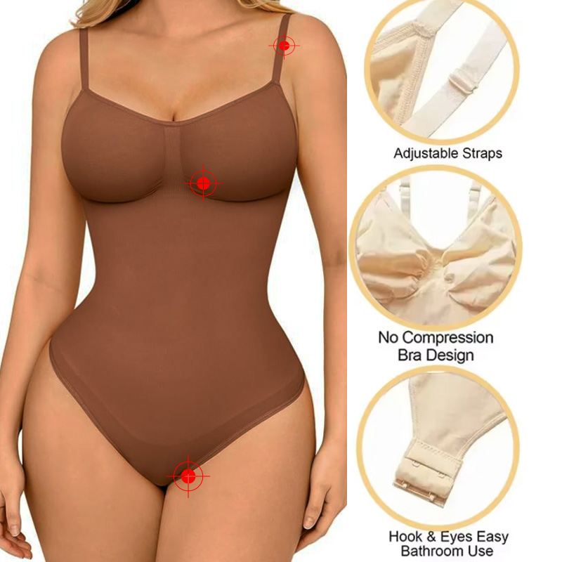 GUUDIA Spandex Bodysuit Thong  - Shapewear Bodysuit Firm 리뷰 및 가격