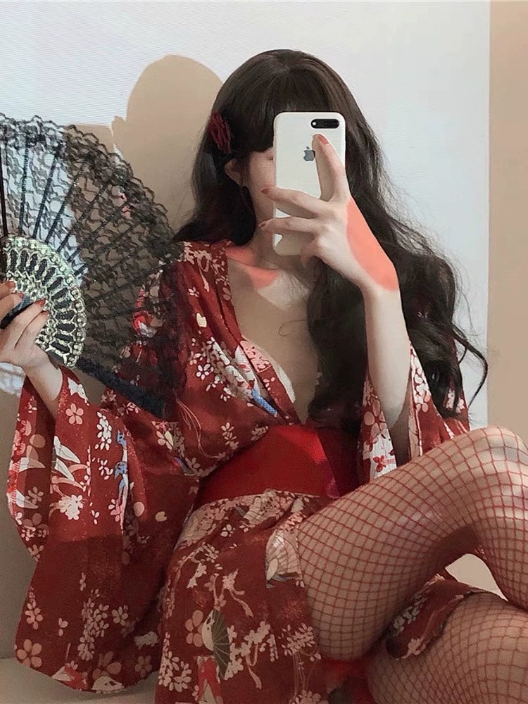 Sex Japanese Kimono Sexy Sleep - Robe Silk Women 리뷰 및 가격