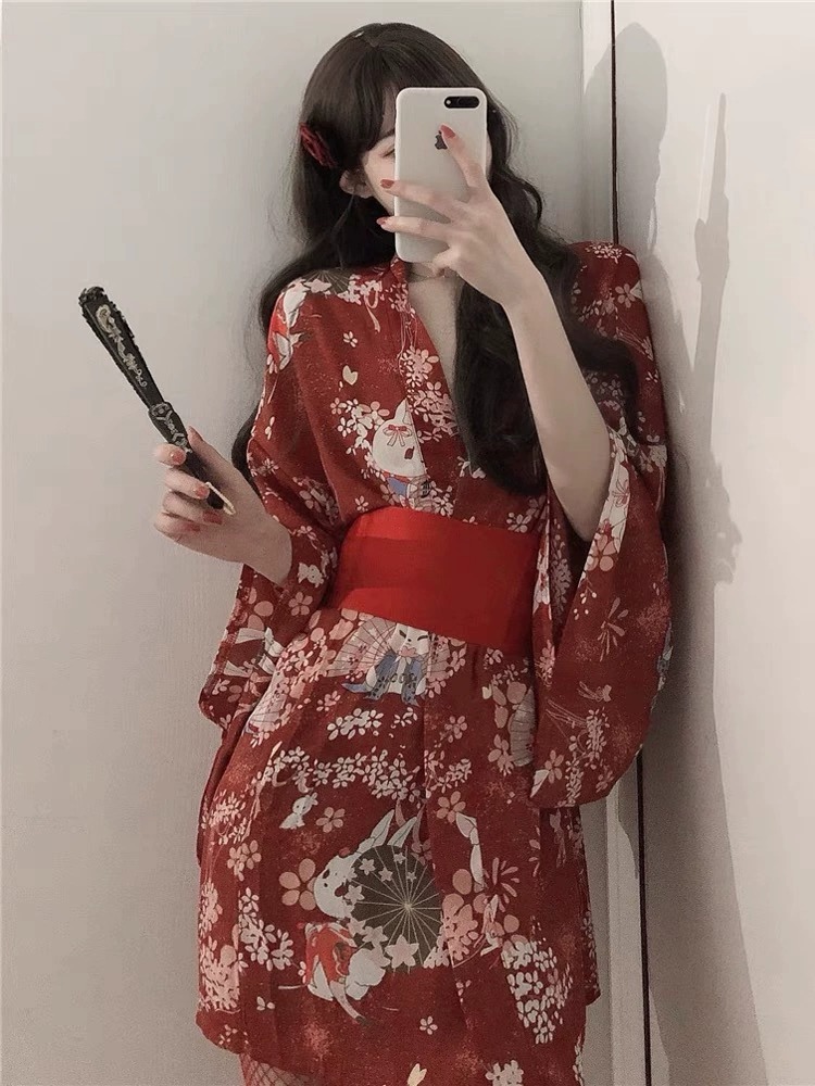 Sex Japanese Kimono Sexy Sleep - Robe Silk Women 리뷰 및 가격