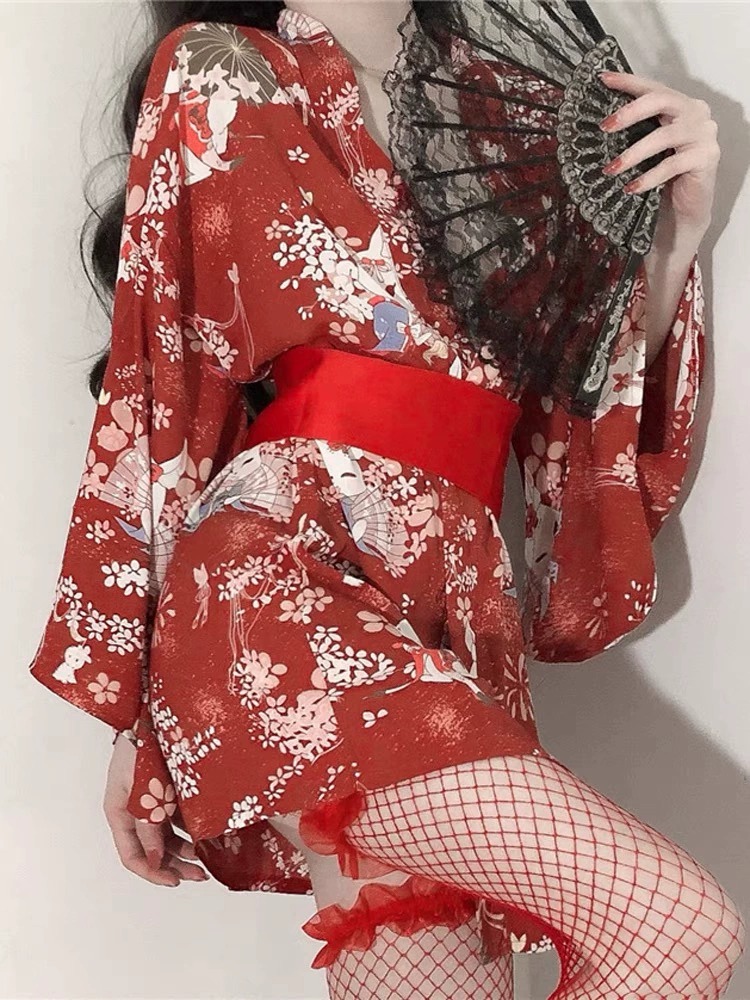 Sex Japanese Kimono Sexy Sleep - Robe Silk Women 리뷰 및 가격