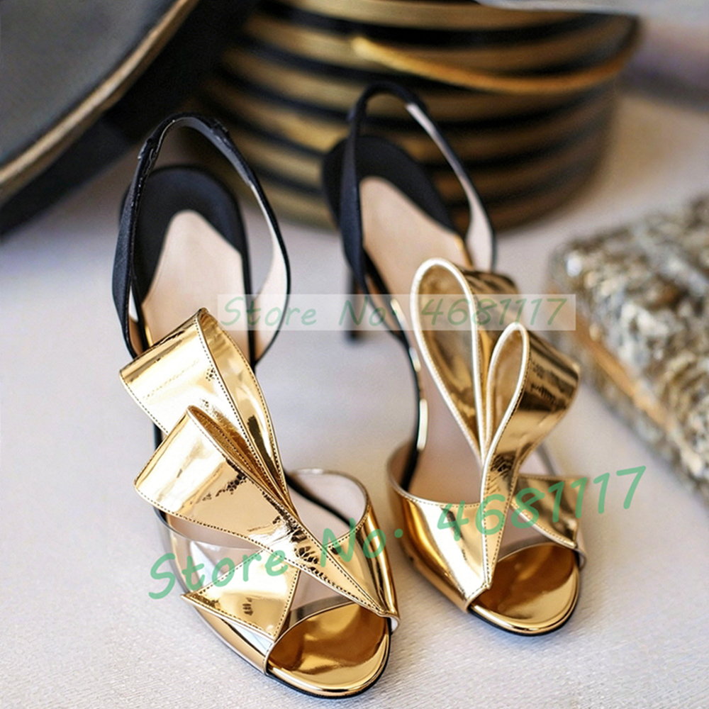 Satin Bow Back Strap High Heel - Slip Dress Satin 리뷰 및 가격