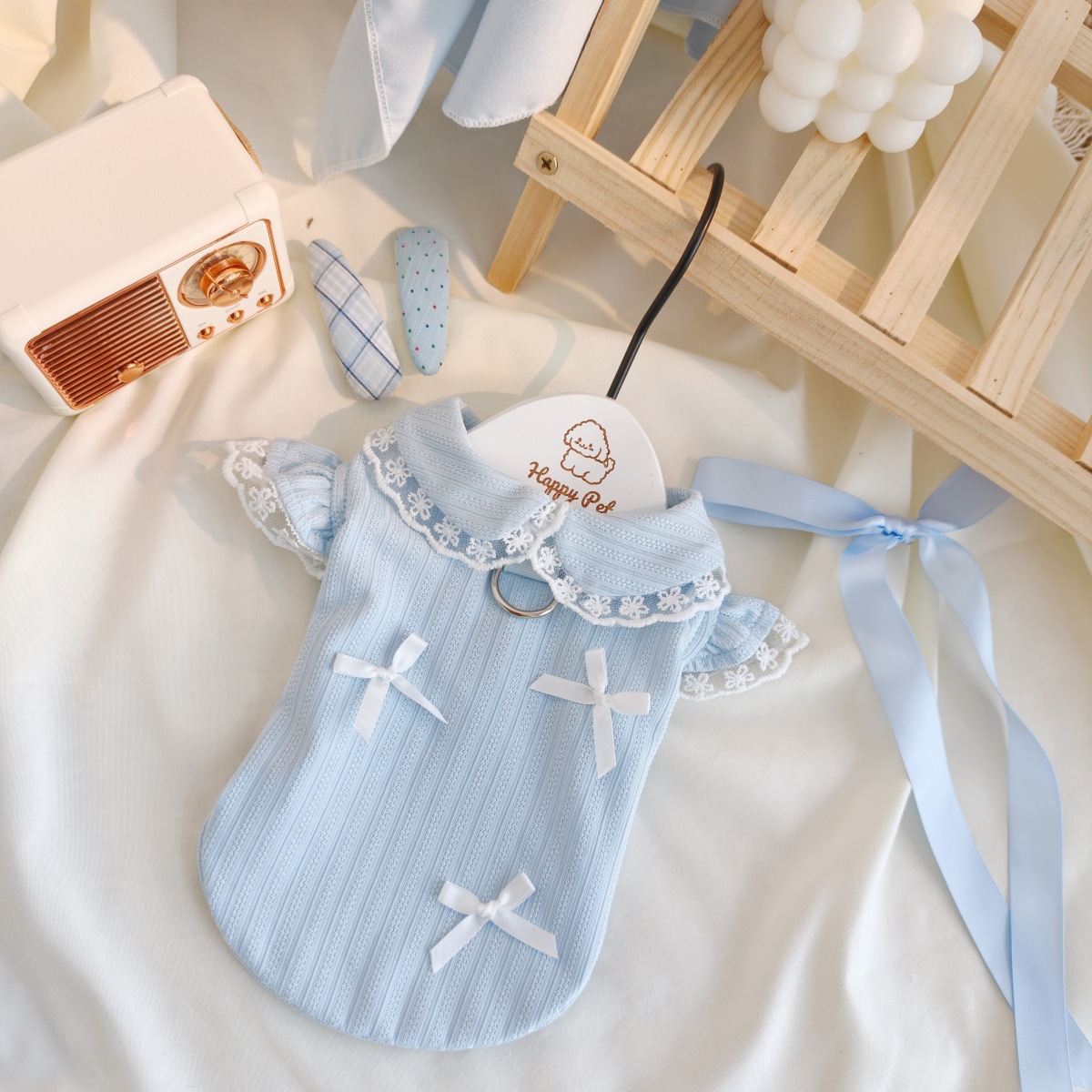 Pet Spring Lace Bow Vest Can P - Lace Teddy Lingerie 리뷰 및 가격