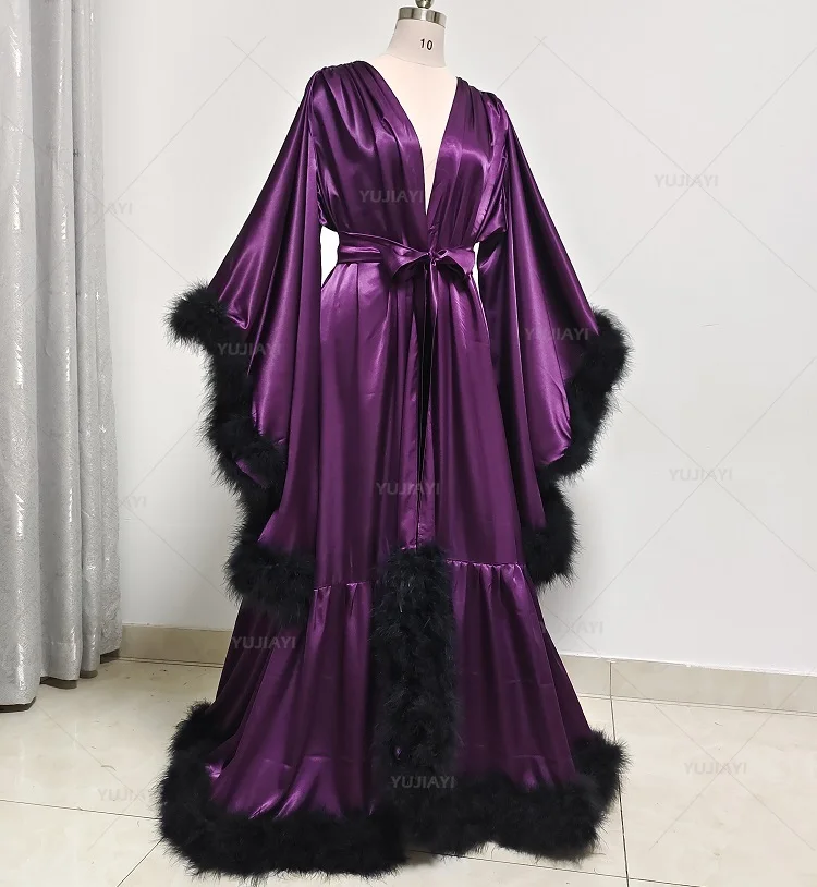 Customized Bathrobe for Women  - Robe Silk Women 리뷰 및 가격