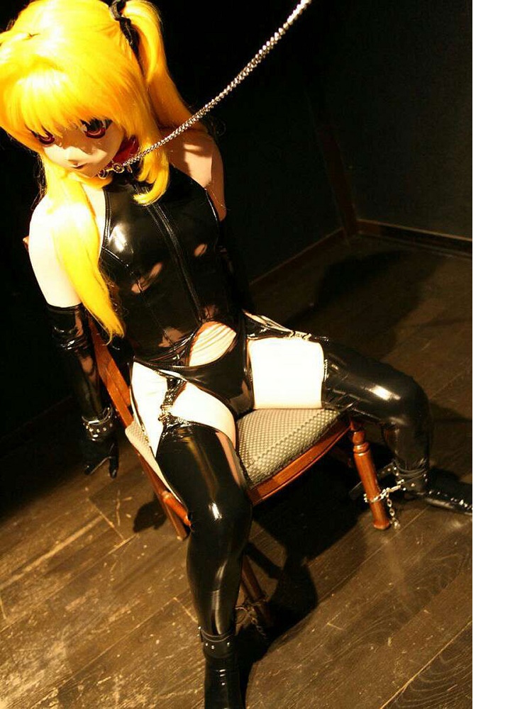 4PCS/SET Wet Look PVC Catsuit  - Garter Belt Set 리뷰 및 가격