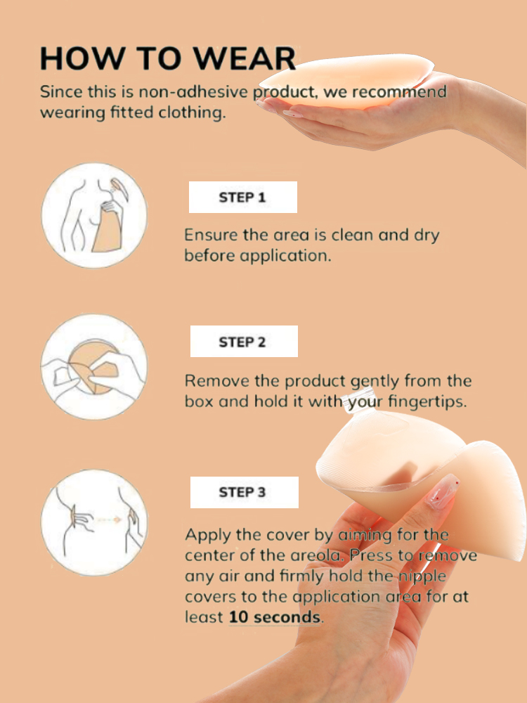 Women's Reusable Invisible Sil - Nipple Cover Pasties 리뷰 및 가격