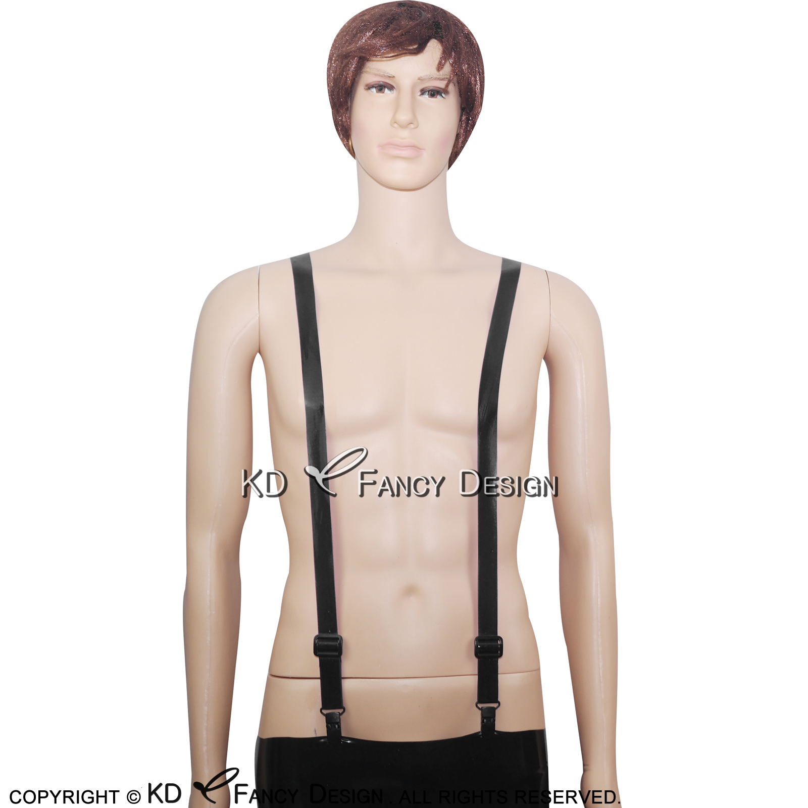 Black Sexy Rubber Latex Suspen - Garter Belt Set 리뷰 및 가격