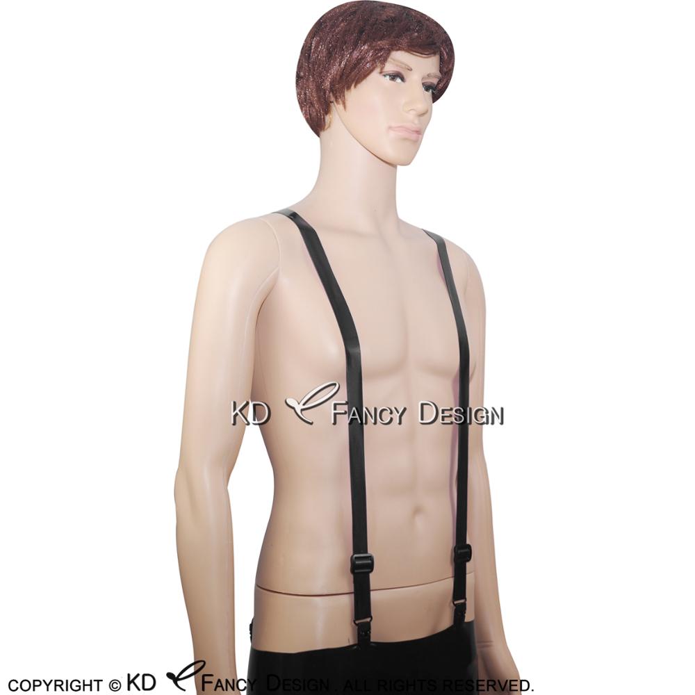 Black Sexy Rubber Latex Suspen - Garter Belt Set 리뷰 및 가격