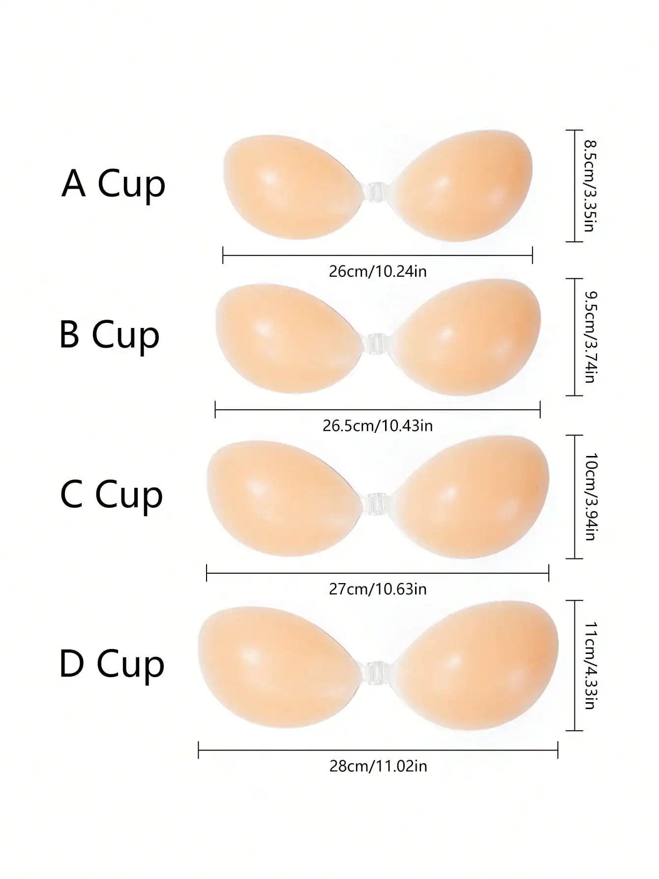 1pc Women's Silicone Sticky Br - Strapless Bra Backless 리뷰 및 가격
