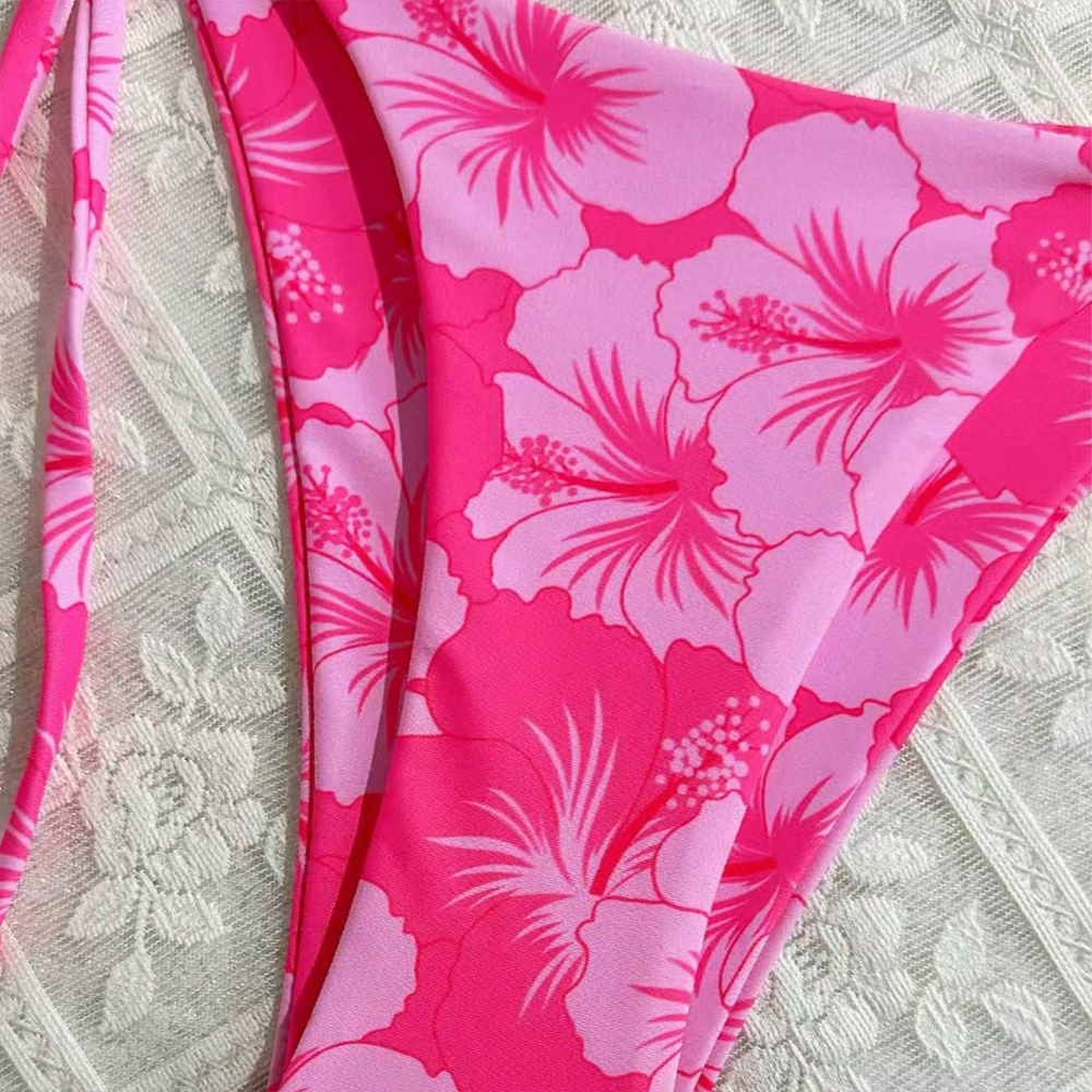 Women's Printed Vest Bikini+Th - Thong Bikini Women 리뷰 및 가격