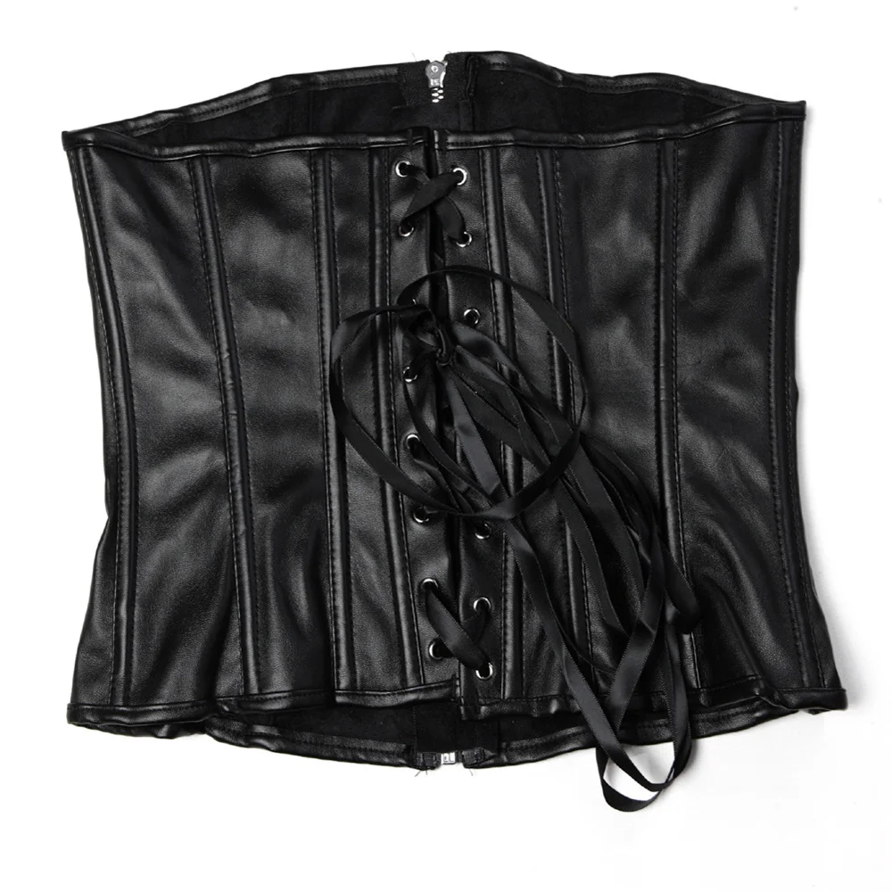 Black Short Zipper PU Faux Lea - Corset Waist Cinch 리뷰 및 가격
