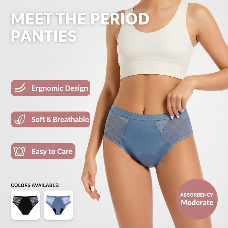 Absorbent Period Underwear Wom - Period Panty Absorbent 리뷰 및 가격