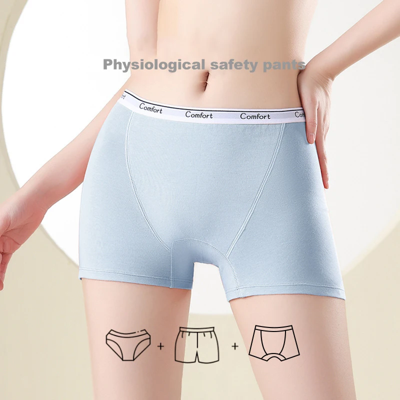 1pcs Cotton Women's Menstrual  - Boyshort Underwear 리뷰 및 가격