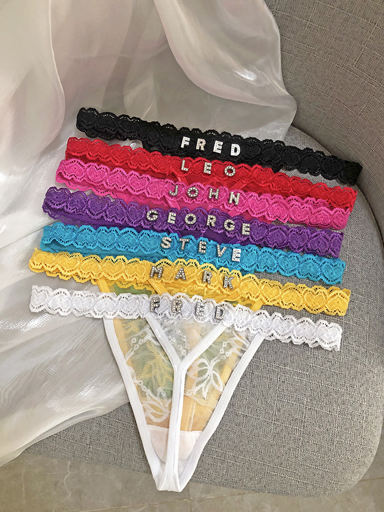 Custom Thong Panties with Name - Thong Bikini Women 리뷰 및 가격