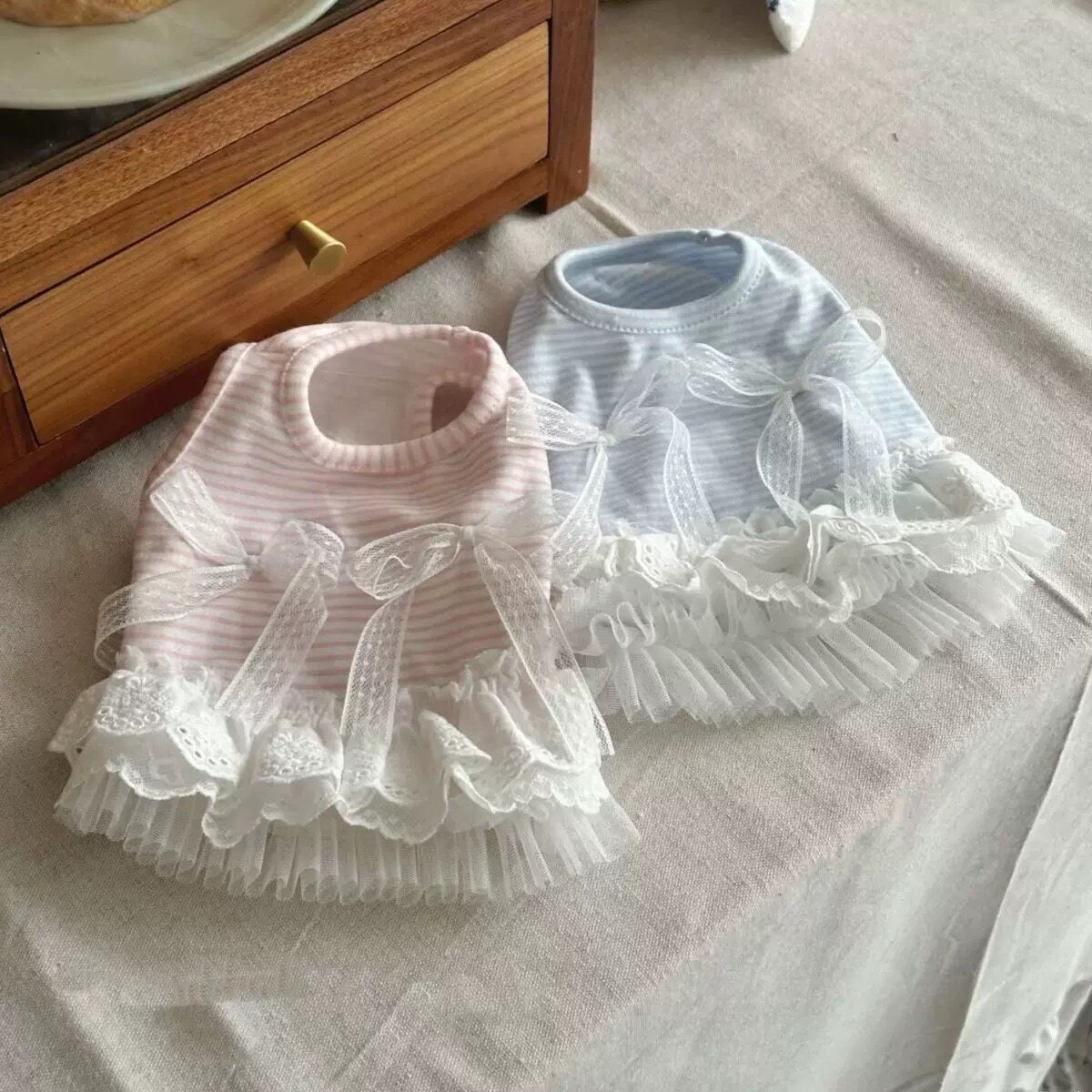 Sweet Bow Dog Clothes Lace Sma - Lace Teddy Lingerie 리뷰 및 가격