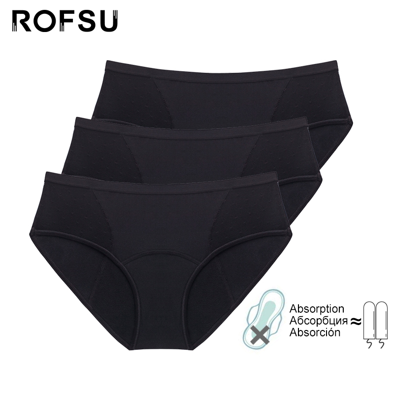 3 pcs/lot Cotton Menstrual Pan - Period Panty Absorbent 리뷰 및 가격