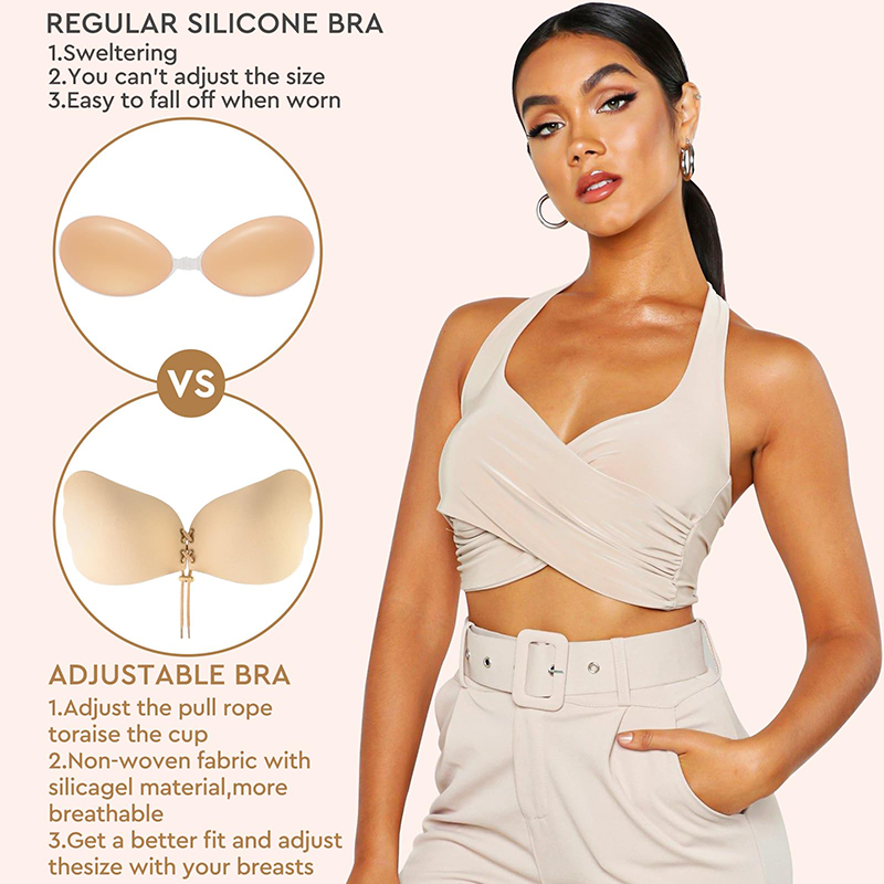 1/2 Pairs Women Summer Backles - Strapless Bra Backless 리뷰 및 가격