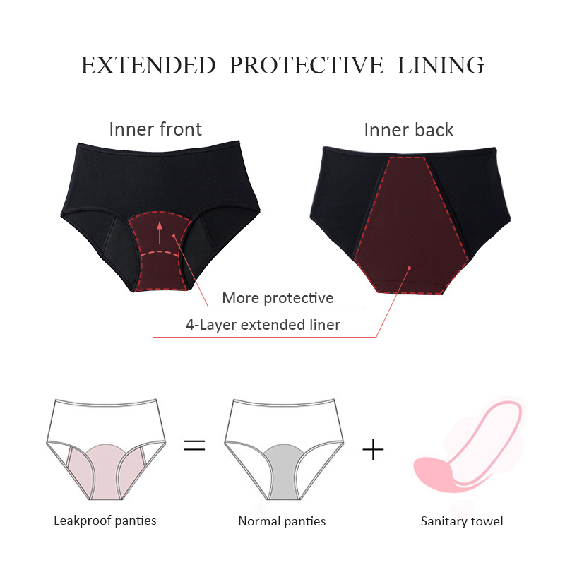 3Pcs Heavy Flow Menstrual Pant - Period Panty Absorbent 리뷰 및 가격