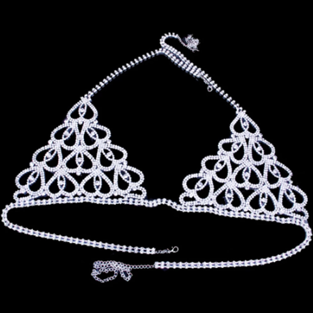 Fashion Rhinestone Heart Bra T - Thong Bikini Women 리뷰 및 가격