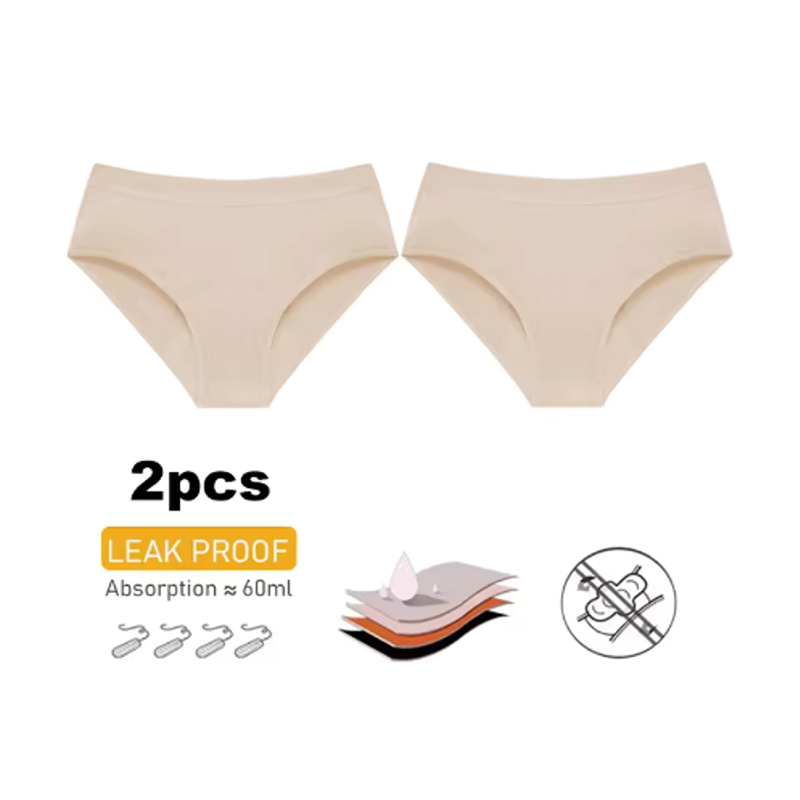2Pc Heavy Flow Pure Cotton Men - Period Panty Absorbent 리뷰 및 가격