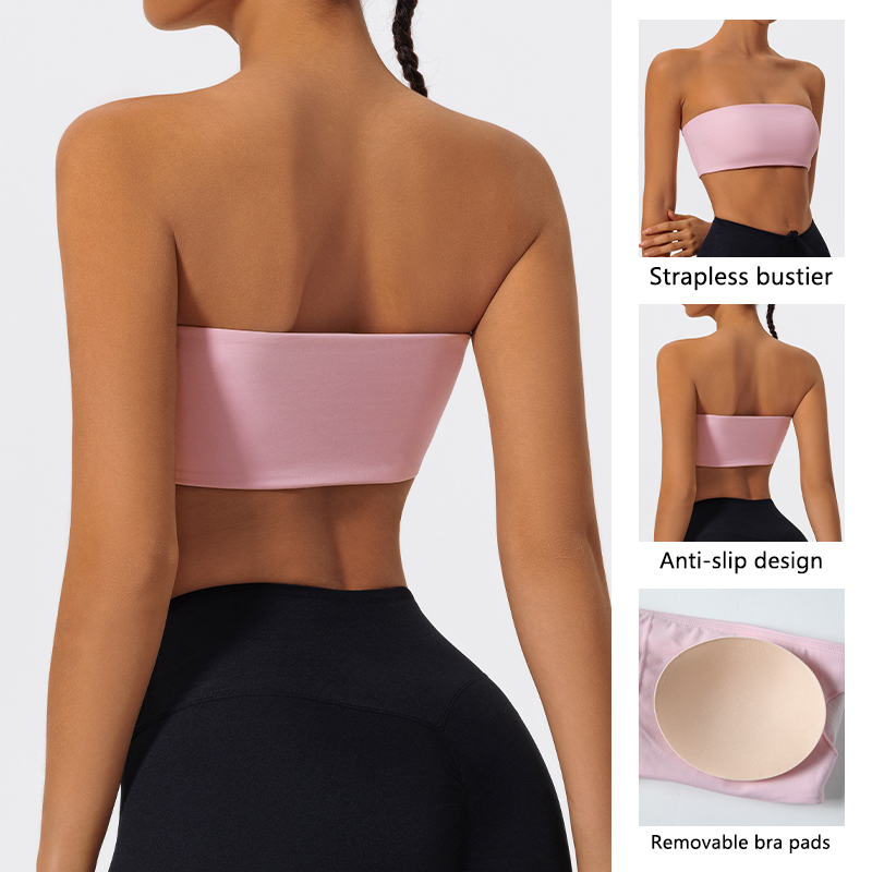Strapless Sports Bra Gym Crop  - Sports Bra High Impact 리뷰 및 가격