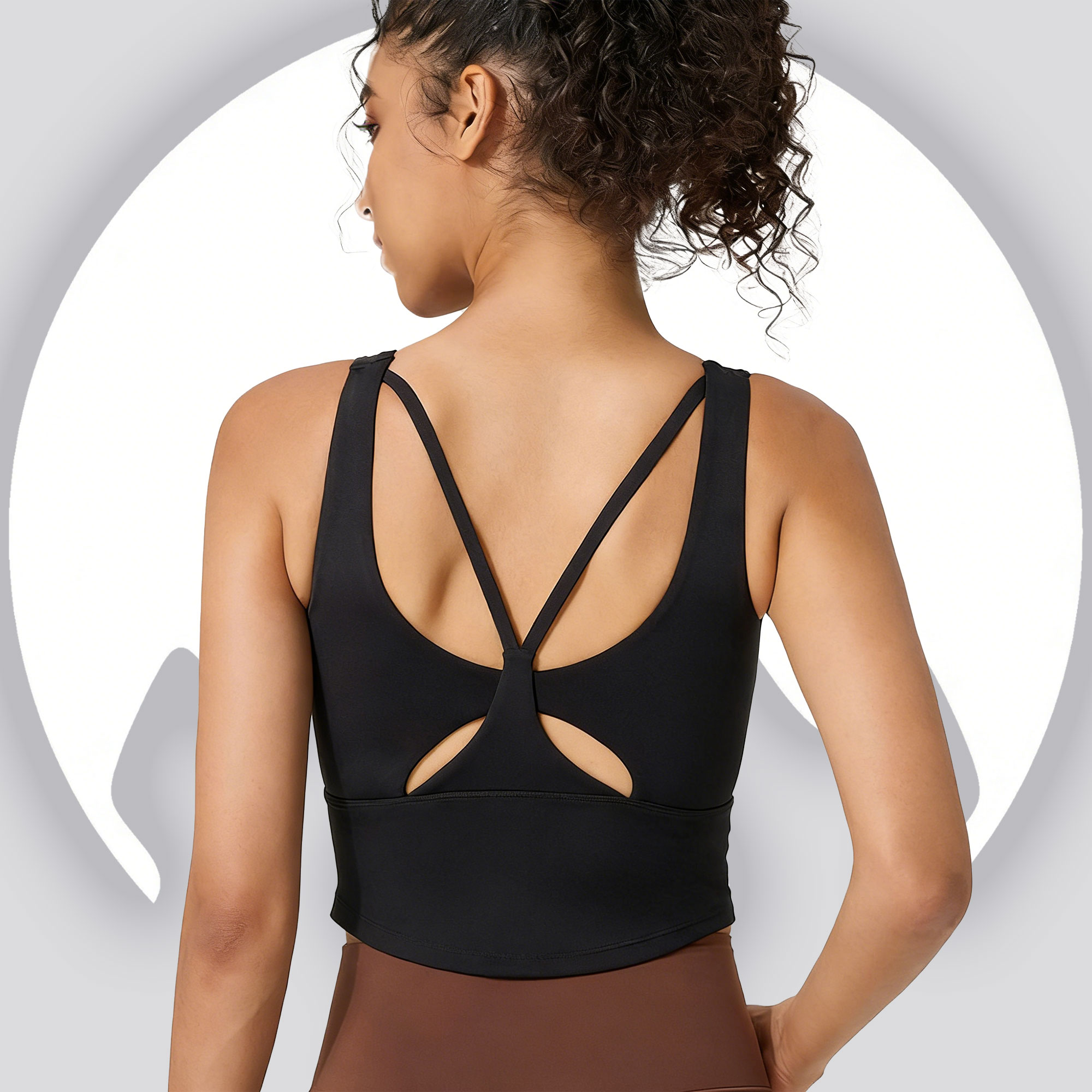 Women's Fixed Cup Yoga Sports  - Sports Bra High Impact 리뷰 및 가격