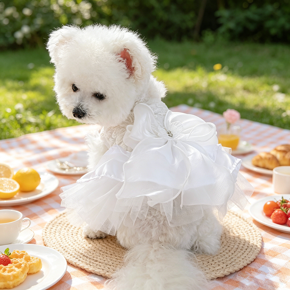 Elegant Lace Bow Pet Dress, Go - Lace Teddy Lingerie 리뷰 및 가격