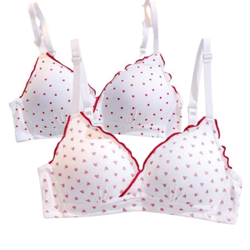 Cute Sweet Wireless Bra Set,Co - Bralette Wireless Soft 리뷰 및 가격